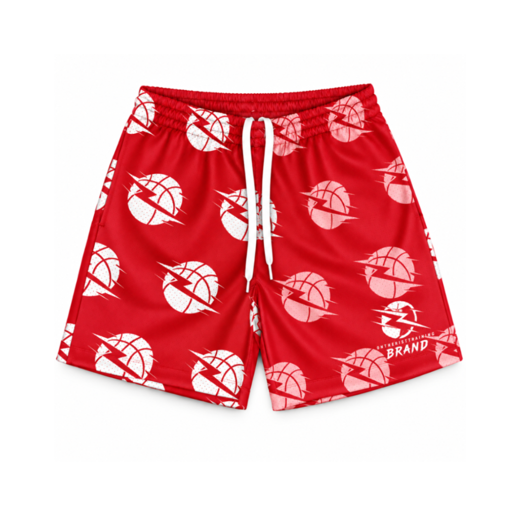 “Red” Mesh Shorts